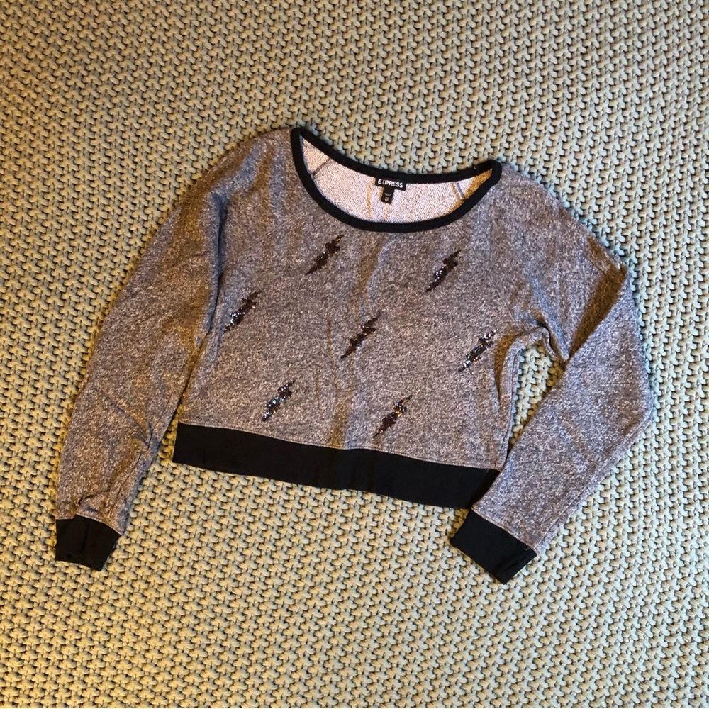 Express Cropped Sweatshirt